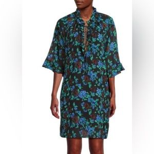 Ganni floral sheath dress size 34 (2)